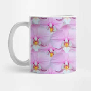 Pink Orchid Pattern Mug